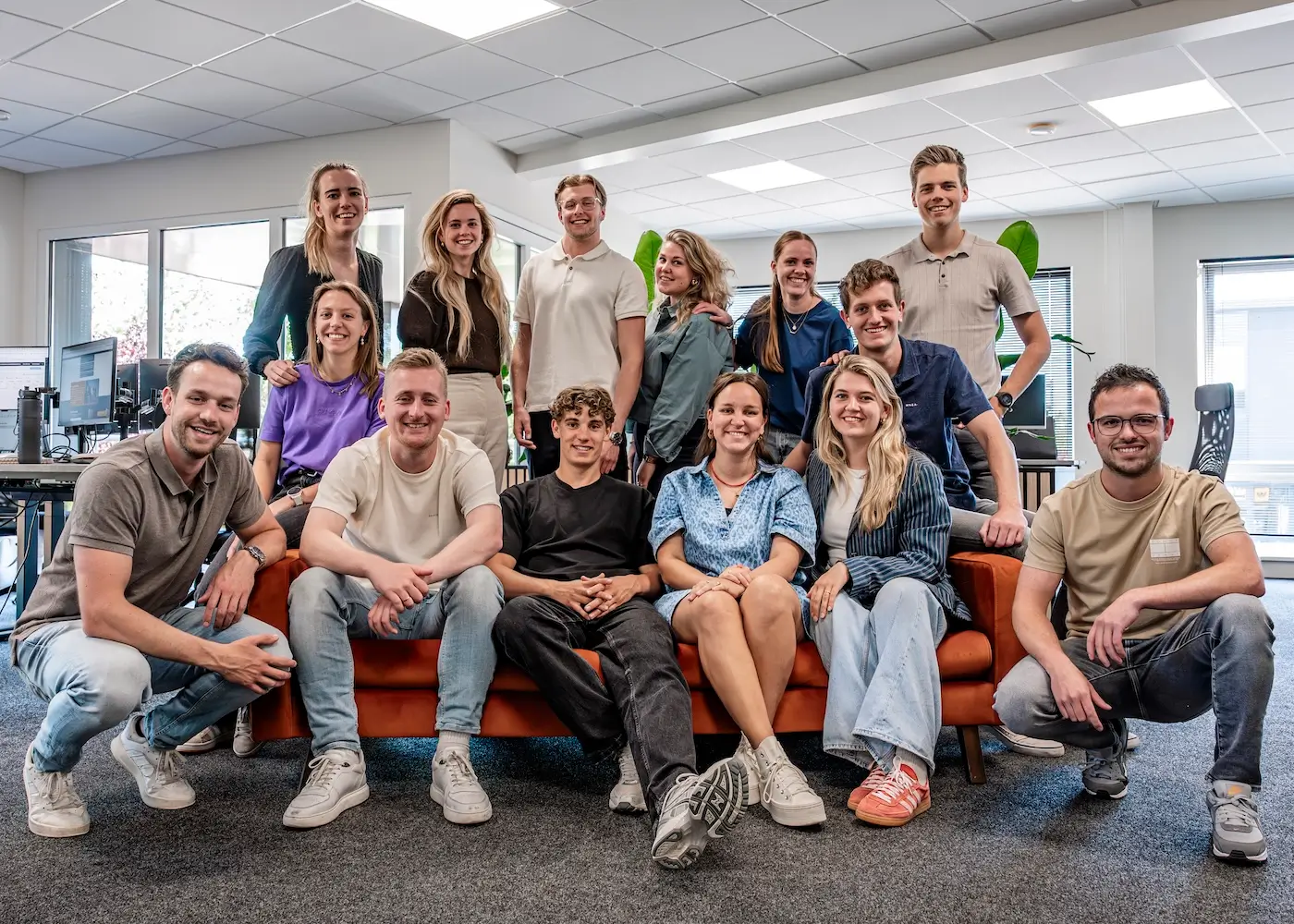 Groepfoto gedeelte team Jep.